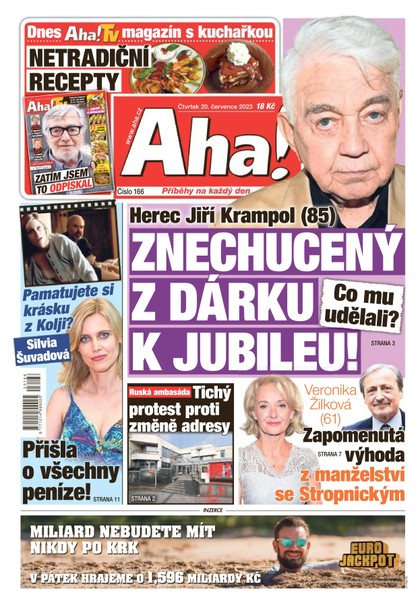 E-magazín AHA! - 20.7.2023 - CZECH NEWS CENTER a. s.