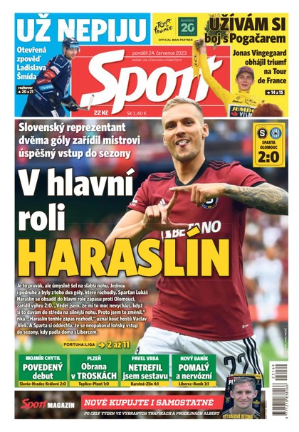 E-magazín Sport - 24.7.2023 - CZECH NEWS CENTER a. s.