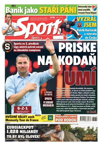 E-magazín Sport - 25.7.2023 - CZECH NEWS CENTER a. s.