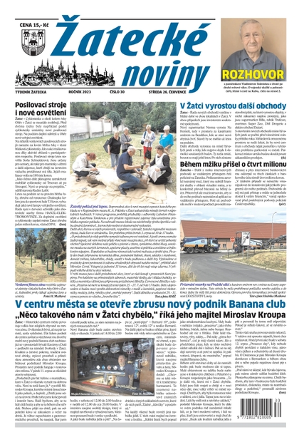 E-magazín Žatecké noviny 30/23 - Ohře Media