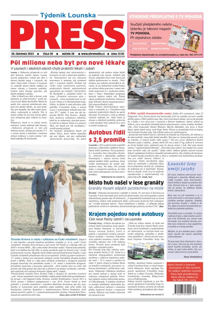 E-magazín Lounský Press 30/23 - Ohře Media
