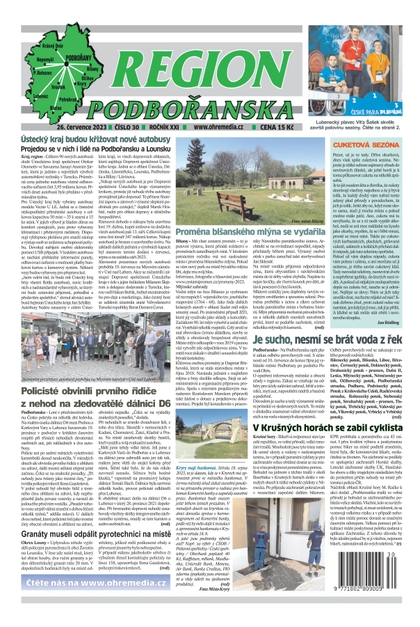 E-magazín Region Podbořanska 30/23 - Ohře Media