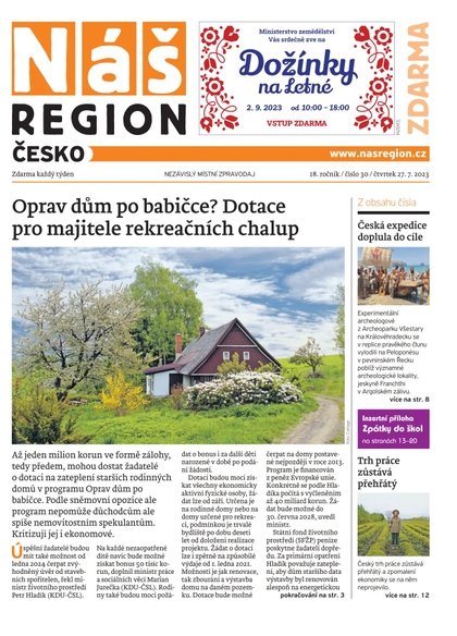 E-magazín Náš Region - Česko 30/2023 - A 11 s.r.o.