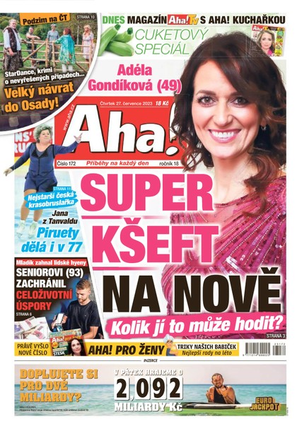 E-magazín AHA! - 27.7.2023 - CZECH NEWS CENTER a. s.