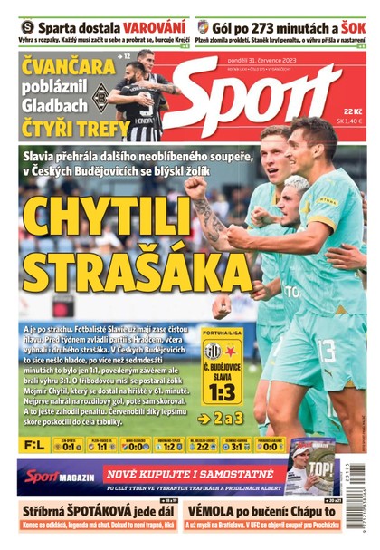 E-magazín Sport - 31.7.2023 - CZECH NEWS CENTER a. s.