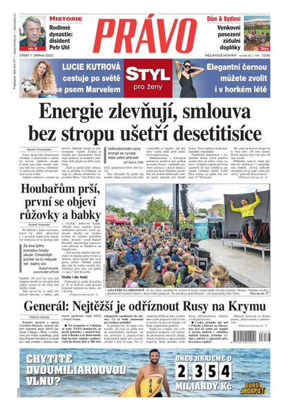 E-magazín Deník Právo - 1.8.2023 - Borgis, a.s.