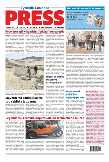 E-magazín Lounský Press 31/23 - Ohře Media