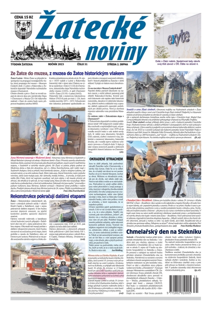 E-magazín Žatecké noviny 31/23 - Ohře Media