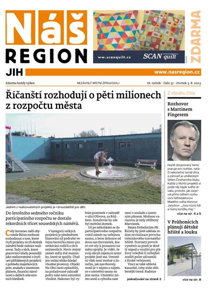 E-magazín Náš Region - Jih 31/2023 - A 11 s.r.o.