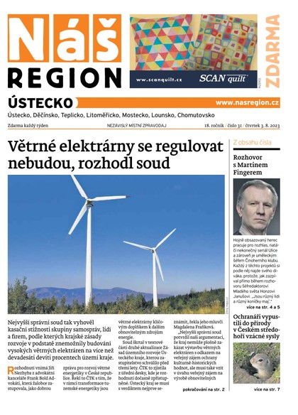 E-magazín Náš Region - Ústecko 31/2023 - A 11 s.r.o.