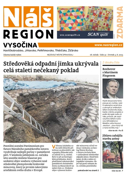E-magazín Náš Region - Vysočina 31/2023 - A 11 s.r.o.