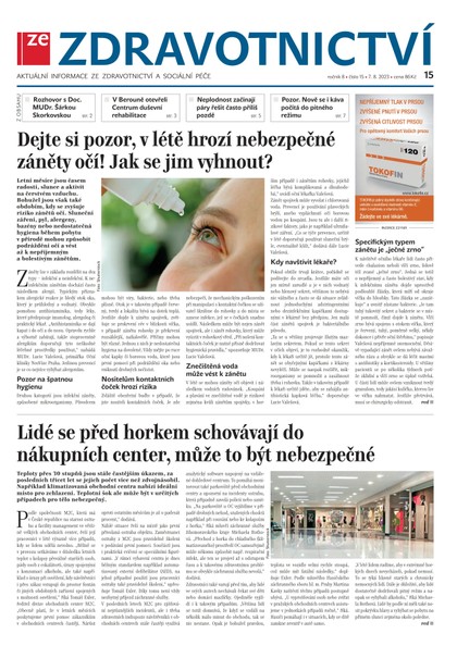 E-magazín Ze Zdravotnictví 15/2023 - A 11 s.r.o.
