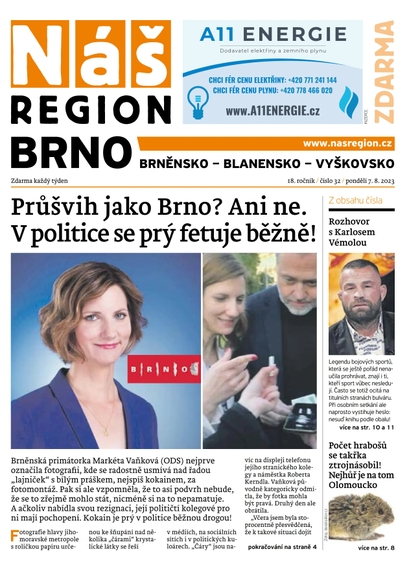 E-magazín Náš Region - Brno 32/2023 - A 11 s.r.o.