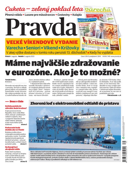 E-magazín Denník Pravda 4. 8. 2023 - OUR MEDIA SR a. s.