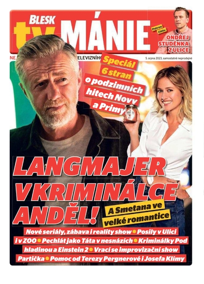 E-magazín Blesk Tv manie - 5.8.2023 - CZECH NEWS CENTER a. s.