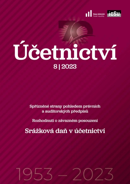 E-magazín Účetnictví č. 8/2023 - Svaz účetních České republiky, z. s.