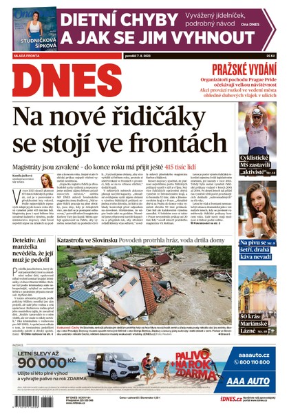 E-magazín MF DNES - 7.8.2023 - MAFRA, a.s.