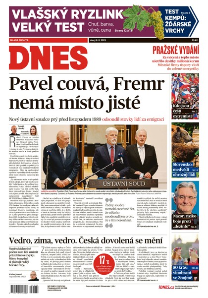 E-magazín MF DNES - 8.8.2023 - MAFRA, a.s.