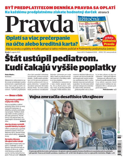 E-magazín Denník Pravda 09. 08. 2023 - OUR MEDIA SR a. s.