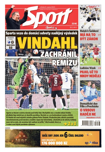 E-magazín Sport - 9.8.2023 - CZECH NEWS CENTER a. s.