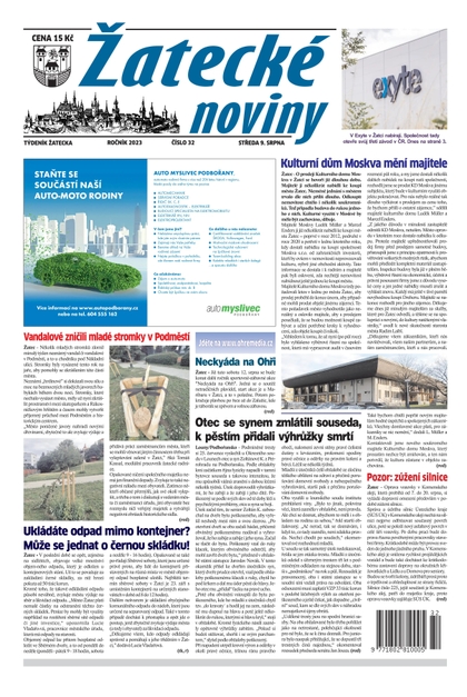 E-magazín Žatecké noviny 32/23 - Ohře Media