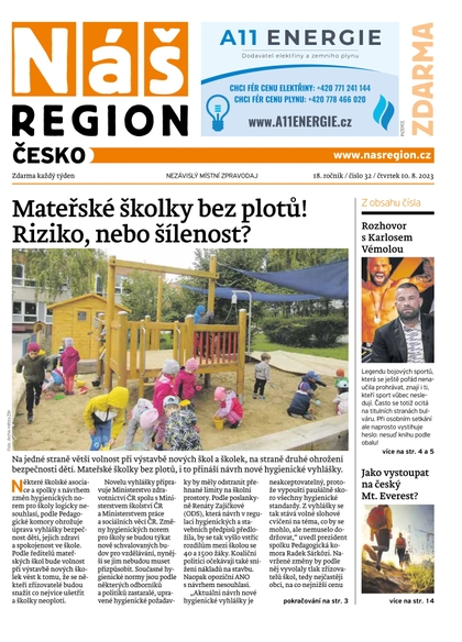 E-magazín Náš Region - Česko 32/2023 - A 11 s.r.o.