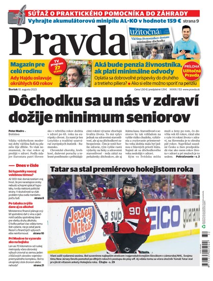 E-magazín Denník Pravda 10. 8. 2023 - OUR MEDIA SR a. s.