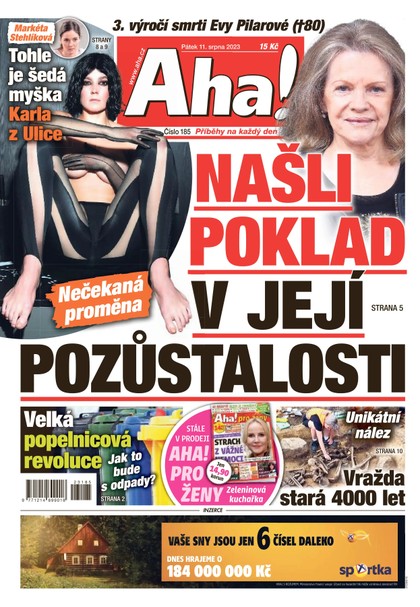 E-magazín AHA! - 11.8.2023 - CZECH NEWS CENTER a. s.