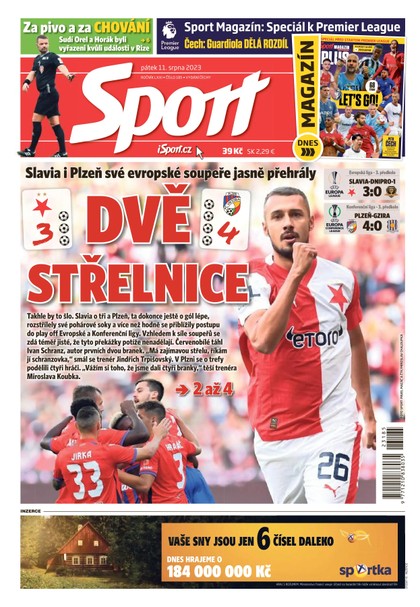 E-magazín Sport - 11.8.2023 - CZECH NEWS CENTER a. s.