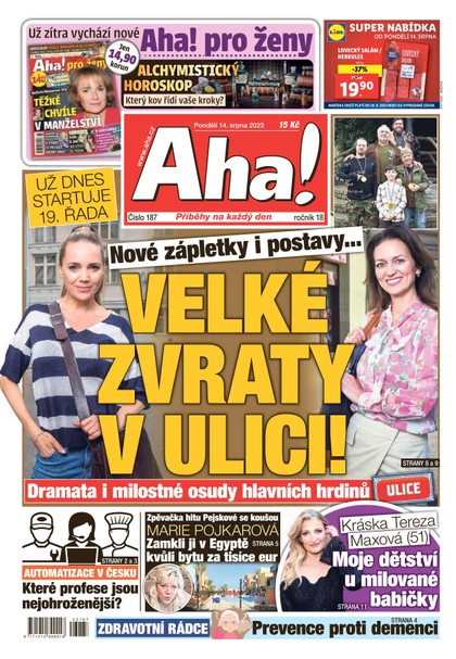 E-magazín AHA! - 14.8.2023 - CZECH NEWS CENTER a. s.