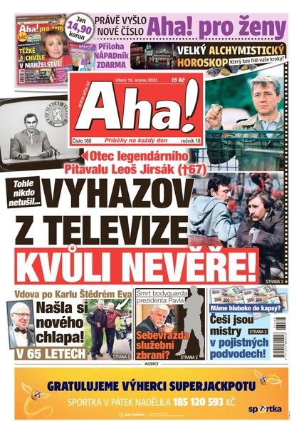 E-magazín AHA! - 15.8.2023 - CZECH NEWS CENTER a. s.