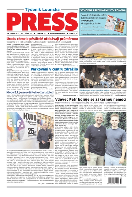 E-magazín Lounský Press 33/23 - Ohře Media