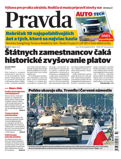 E-magazín Denník Pravda 16. 8. 2023 - OUR MEDIA SR a. s.