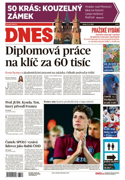 E-magazín MF DNES - 16.8.2023 - MAFRA, a.s.