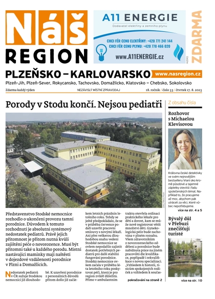 E-magazín Náš Region - Karlovarsko 33/2023 - A 11 s.r.o.