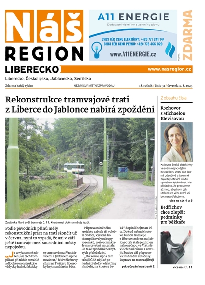 E-magazín Náš Region - Liberecko 33/2023 - A 11 s.r.o.