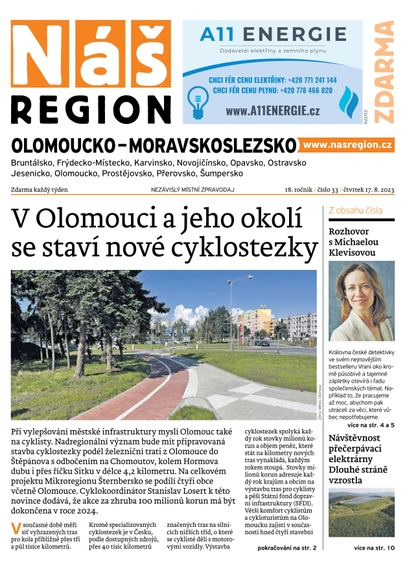 E-magazín Náš Region - Olomoucko/Moravskoslezsko 33/2023 - A 11 s.r.o.