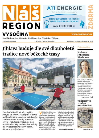 E-magazín Náš Region - Vysočina 33/2023 - A 11 s.r.o.