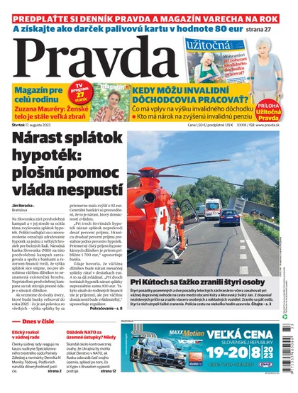 E-magazín Denník Pravda 17. 8. 2023 - OUR MEDIA SR a. s.