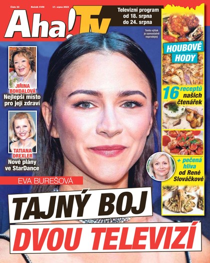 E-magazín AHA! Tv - 17.8.2023 - CZECH NEWS CENTER a. s.