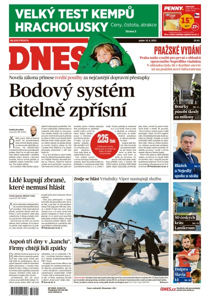 E-magazín MF DNES - 18.8.2023 - MAFRA, a.s.