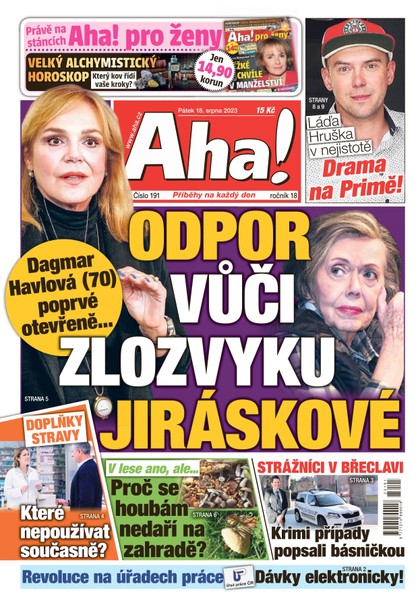 E-magazín AHA! - 18.8.2023 - CZECH NEWS CENTER a. s.