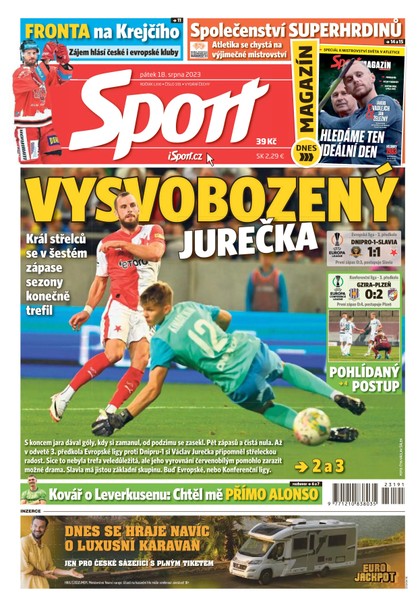 E-magazín Sport - 18.8.2023 - CZECH NEWS CENTER a. s.