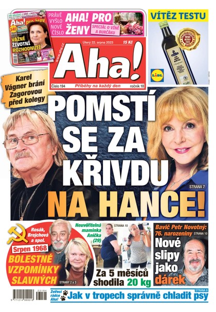 E-magazín AHA! - 22.8.2023 - CZECH NEWS CENTER a. s.