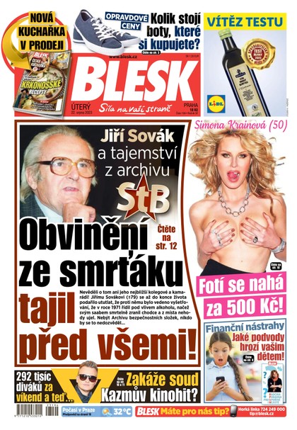 E-magazín Blesk - 22.8.2023 - CZECH NEWS CENTER a. s.