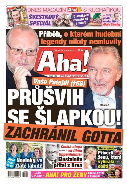 E-magazín AHA! - 24.8.2023 - CZECH NEWS CENTER a. s.
