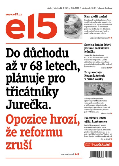 E-magazín E15 - 24.8.2023 - CZECH NEWS CENTER a. s.