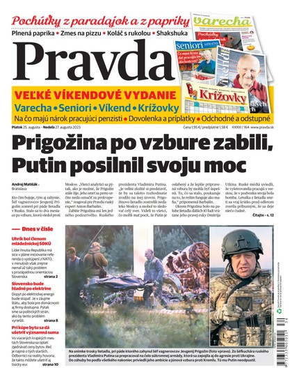 E-magazín Denník Pravda 25. 8. 2023 - OUR MEDIA SR a. s.