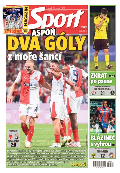 E-magazín Sport - 25.8.2023 - CZECH NEWS CENTER a. s.