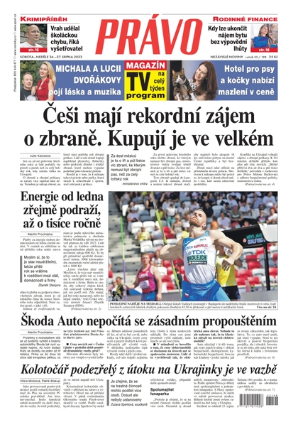 E-magazín Deník Právo - 26.8.2023 - Borgis, a.s.